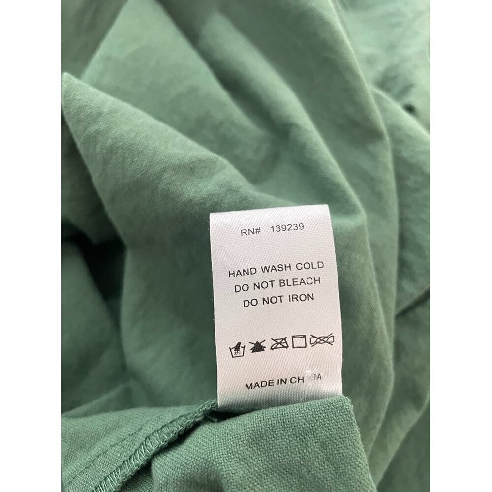 Tuckernuck Pomander Place Size XL  Poly Dress Green Collared - Picture 10 of 10